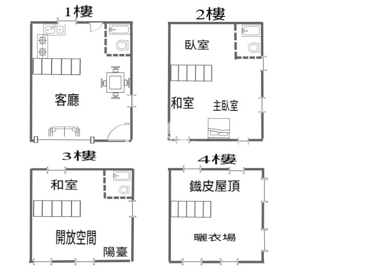 八德瑞發街超值透天房屋室內格局與周邊環境