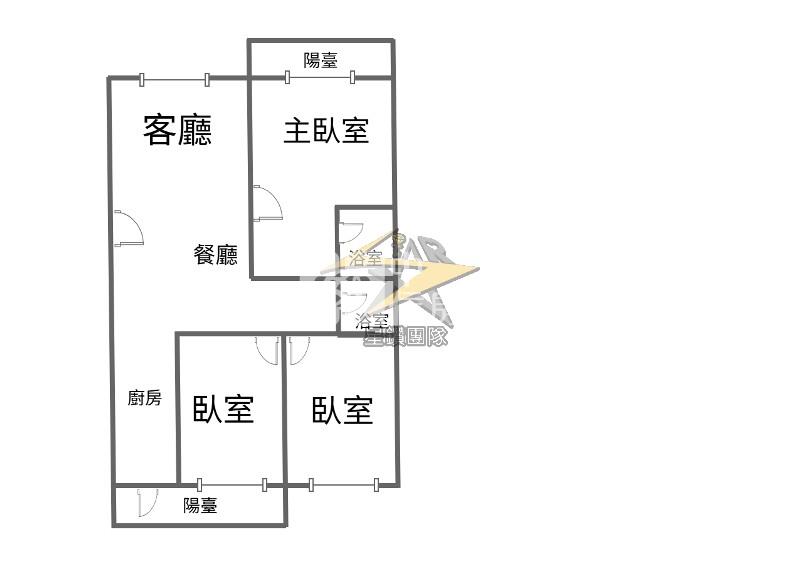 【星鑽】A19躍世界大空間3房車房屋室內格局與周邊環境