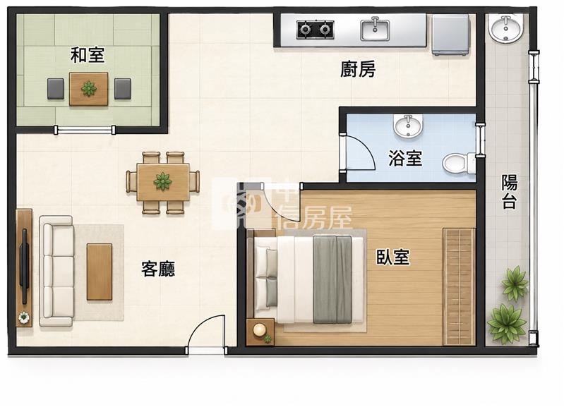 【安家】專任-蘇澳首富大苑2電梯1+1房房屋室內格局與周邊環境