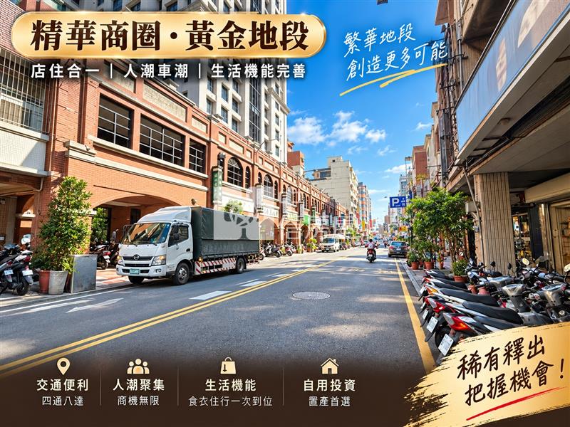 北門街黃金店面房屋室內格局與周邊環境