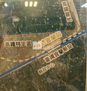 高鐵預定區內增值農地